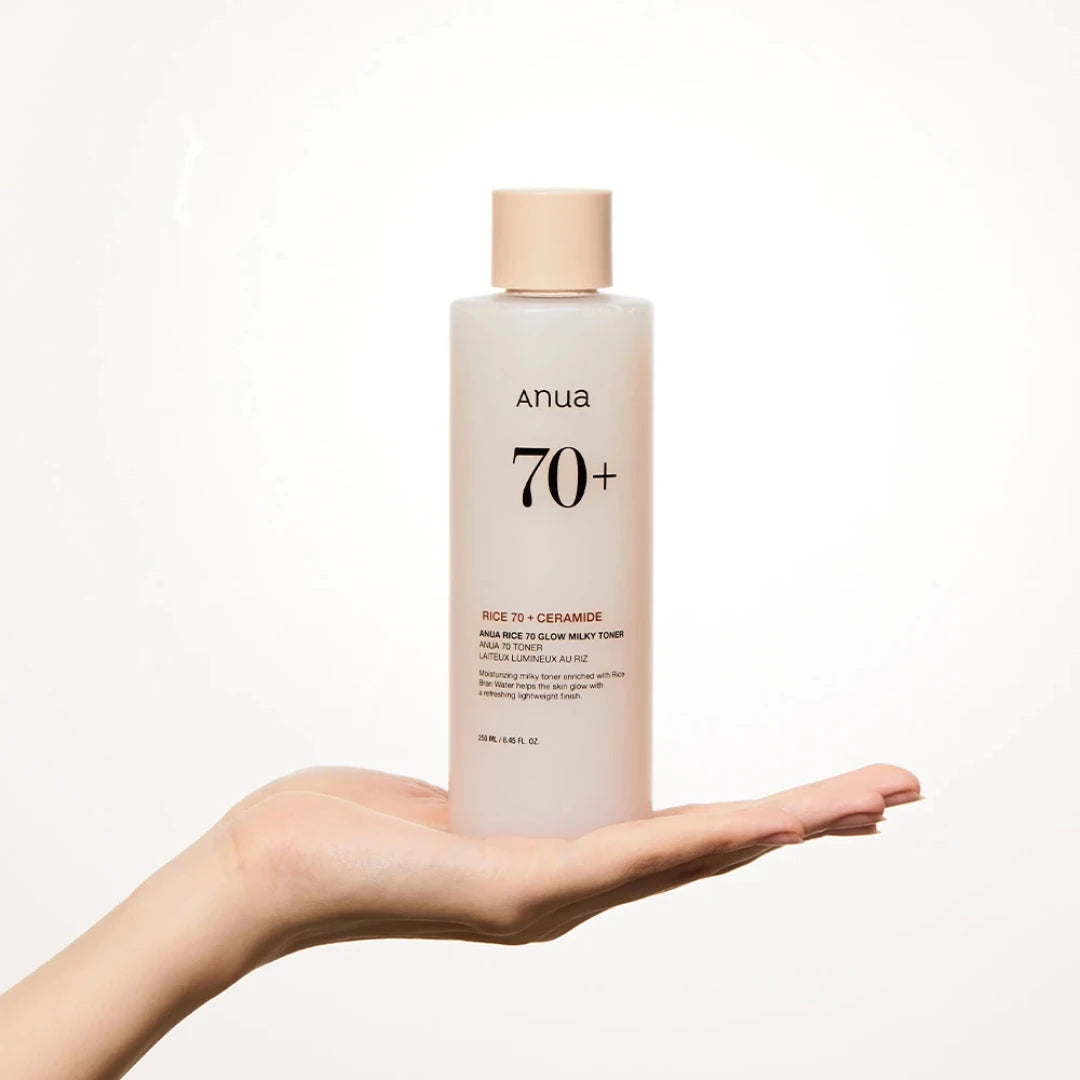 ANUA®️ RICE 70+ INTENSIVE MOISTURIZING MILK loción hidratante 250 ml