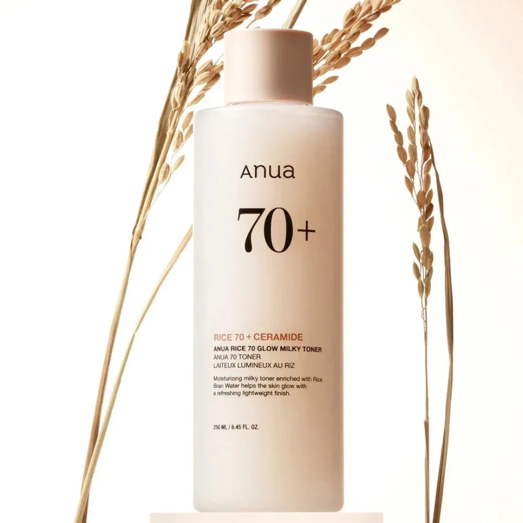ANUA®️ RICE 70+ INTENSIVE MOISTURIZING MILK loción hidratante 250 ml