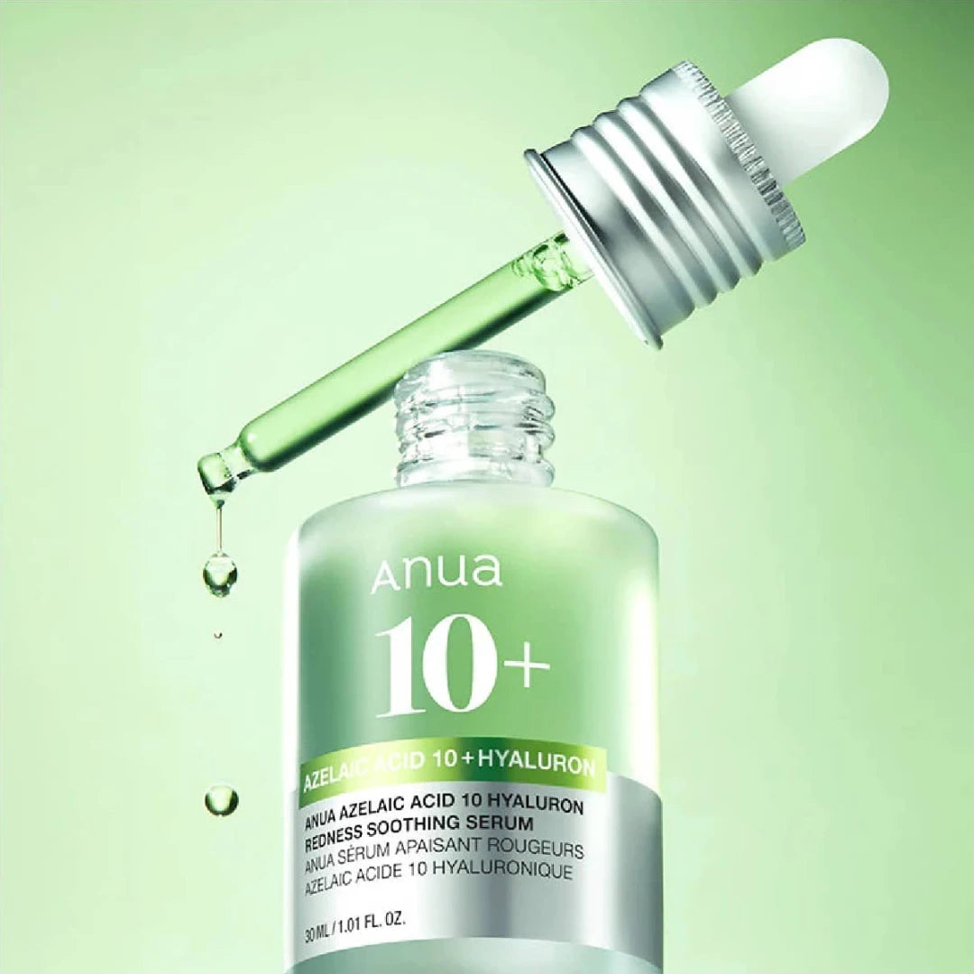 ANUA®️ AZELAIC ACID 10% REDNESS SOOTHING serum antiacné y rosácea 30 ml