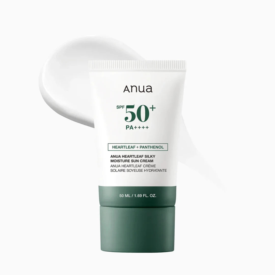 ANUA®️ HEARTLEAF MOISTURE SUNSCREEM protector solar hidratante y calmante 50 ml