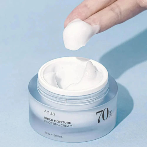 ANUA®️ BIRCH  70+ MOISTURE BOOSTING CREAM crema humectante potenciadora 50 ml