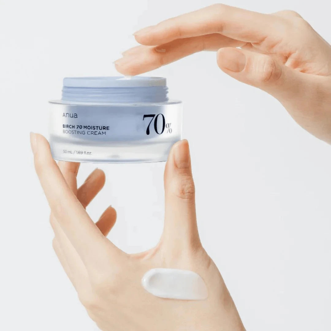 ANUA®️ BIRCH  70+ MOISTURE BOOSTING CREAM crema humectante potenciadora 50 ml