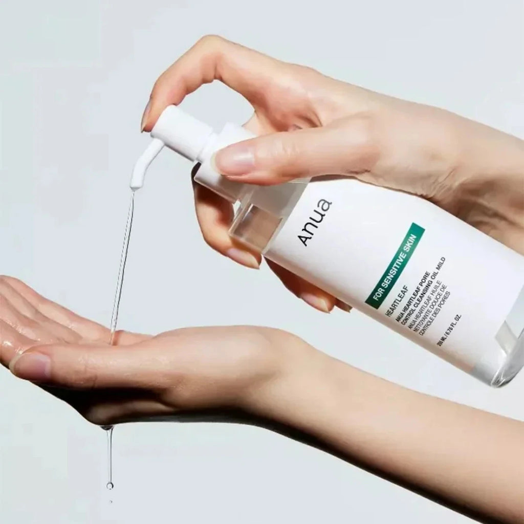 ANUA®️ HEARTLEAF PORE CONTROL CLEANSING OILD MILD aceite limpiador facial piel sensible 200 ml