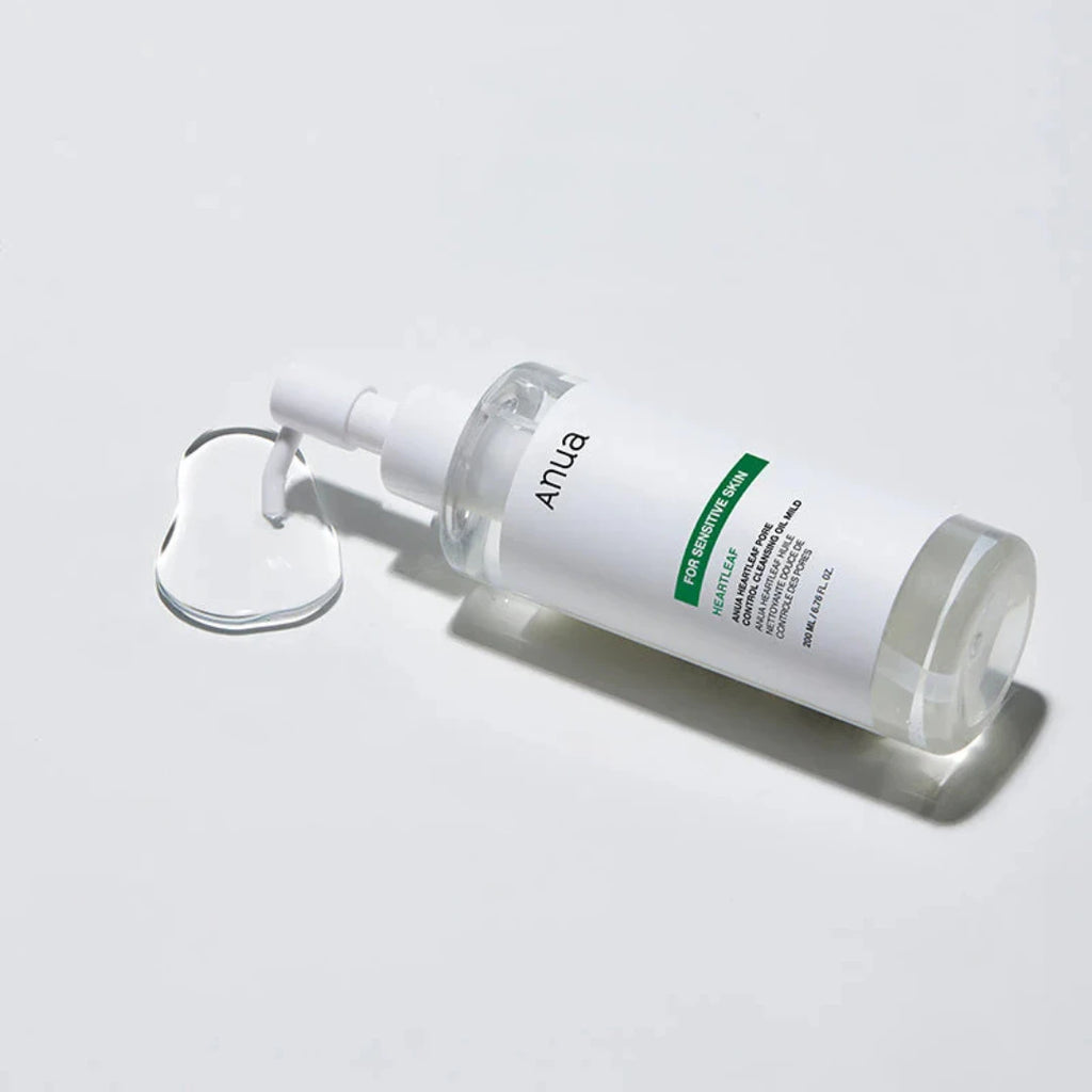 ANUA®️ HEARTLEAF PORE CONTROL CLEANSING OILD MILD aceite limpiador facial piel sensible 200 ml