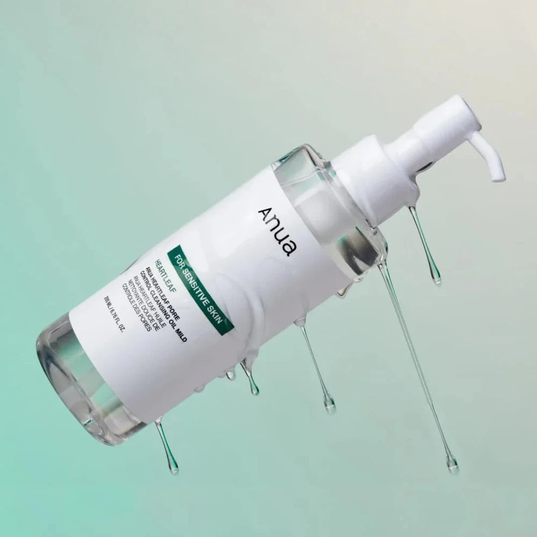 ANUA®️ HEARTLEAF PORE CONTROL CLEANSING OILD MILD aceite limpiador facial piel sensible 200 ml
