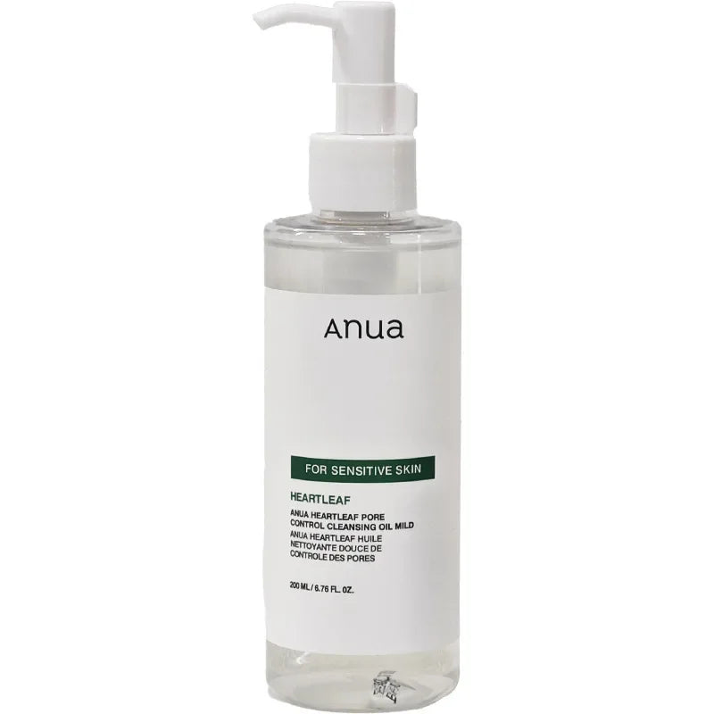 ANUA®️ HEARTLEAF PORE CONTROL CLEANSING OILD MILD aceite limpiador facial piel sensible 200 ml