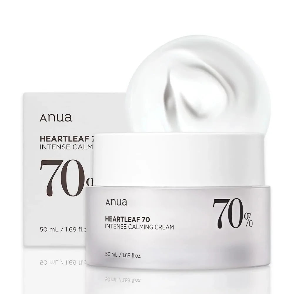 ANUA®️ HEARTLEAF 70% INTENSE CALMING CREAM  crema facial 50 ml